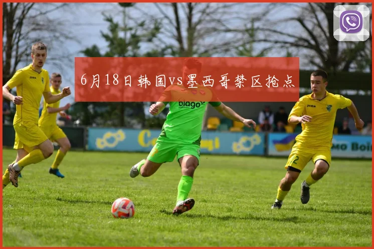 6月18日韩国vs墨西哥禁区抢点